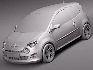 Renault Twingo 2012 3D Model