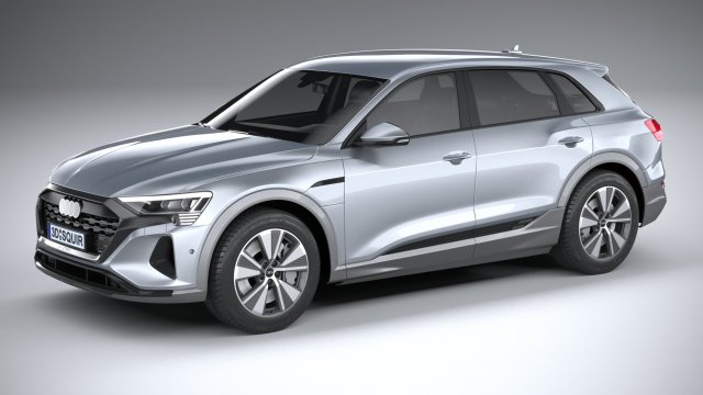 Audi Q8 E-Tron 2024 Modelo 3D .c4d .max .obj .3ds .fbx .stl .blend 