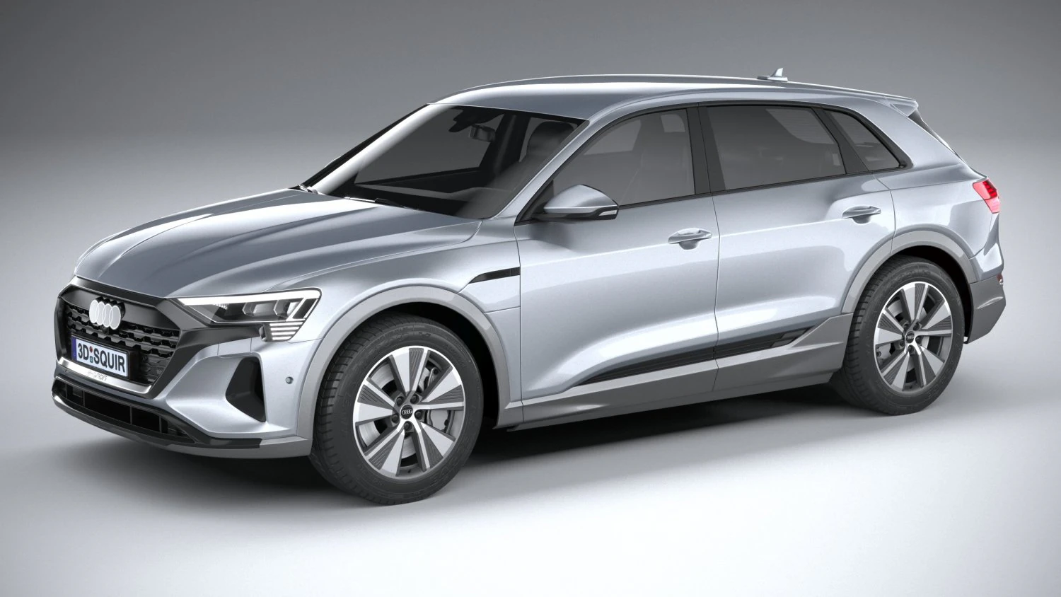 Audi Q8 E-Tron 2024 3D Model .c4d .max .obj .3ds .fbx .stl .blend 
