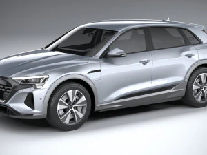 Audi Q8 E-Tron 2024 Modelo 3D