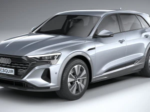 Audi Q8 E-Tron 2024 3D Model