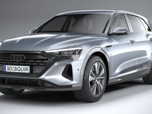 Audi Q8 E-Tron 2024 Modelo 3D