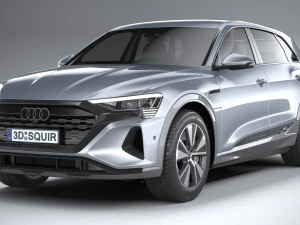 Audi Q8 E-Tron 2024 3D Model