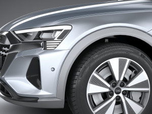 Audi Q8 E-Tron 2024 Modelo 3D