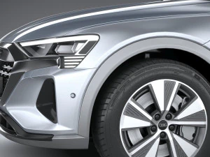 Audi Q8 E-Tron 2024 3D Model