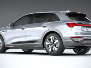 Audi Q8 E-Tron 2024 3D Model