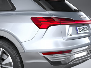 Audi Q8 E-Tron 2024 Modelo 3D