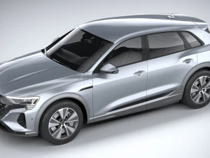 Audi Q8 E-Tron 2024 3D Model