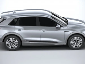 Audi Q8 E-Tron 2024 3D Model