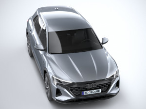 Audi Q8 E-Tron 2024 Modelo 3D