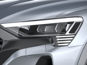 Audi Q8 E-Tron 2024 Modelo 3D