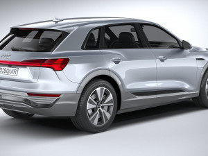 Audi Q8 E-Tron 2024 Modelo 3D