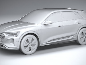 Audi Q8 E-Tron 2024 Modelo 3D