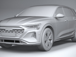 Audi Q8 E-Tron 2024 Modelo 3D
