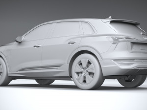 Audi Q8 E-Tron 2024 Modelo 3D