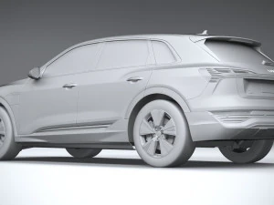 Audi Q8 E-Tron 2024 3D Model