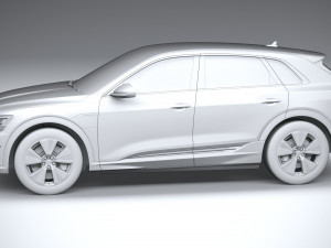 Audi Q8 E-Tron 2024 Modelo 3D