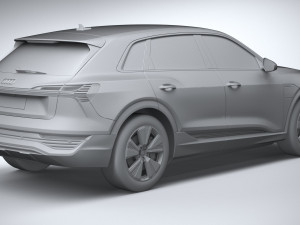 Audi Q8 E-Tron 2024 Modelo 3D