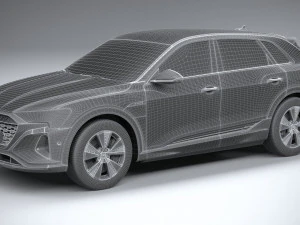 Audi Q8 E-Tron 2024 3D Model