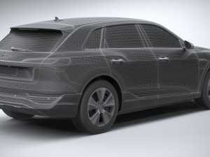 Audi Q8 E-Tron 2024 Modelo 3D