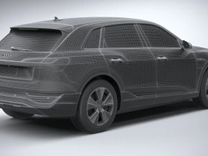 Audi Q8 E-Tron 2024 3D Model
