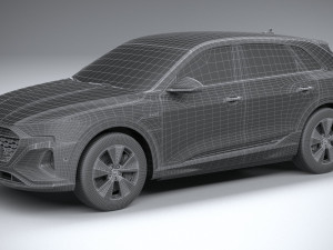 Audi Q8 E-Tron 2024 Modelo 3D