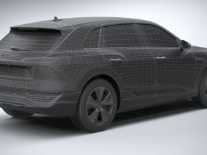 Audi Q8 E-Tron 2024 Modelo 3D