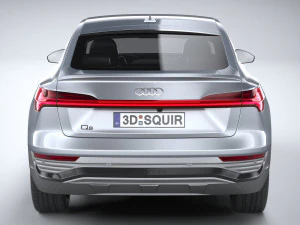 Audi Q8 E-Tron Sportback 2024 3D Model