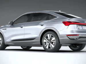 Audi Q8 E-Tron Sportback 2024 3D Model