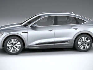 Audi Q8 E-Tron Sportback 2024 3D Model