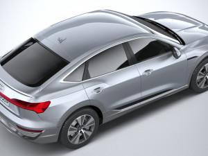 Audi Q8 E-Tron Sportback 2024 3D मॉडल