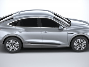 Audi Q8 E-Tron Sportback 2024 3D मॉडल