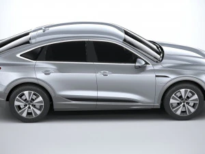Audi Q8 E-Tron Sportback 2024 3D Model