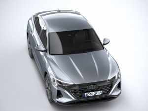 Audi Q8 E-Tron Sportback 2024 3D मॉडल