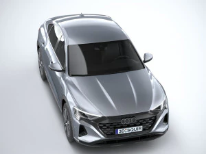 Audi Q8 E-Tron Sportback 2024 3D Model