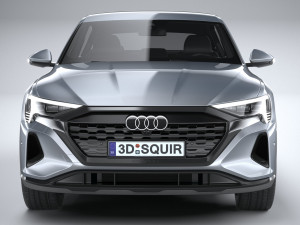 Audi Q8 E-Tron Sportback 2024 3D मॉडल