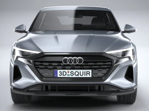 Audi Q8 E-Tron Sportback 2024 3D Model