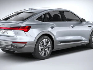 Audi Q8 E-Tron Sportback 2024 3D Model