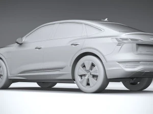 Audi Q8 E-Tron Sportback 2024 3D Model