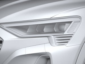Audi Q8 E-Tron Sportback 2024 3D मॉडल