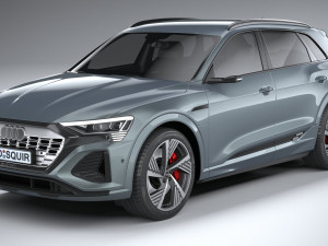 Audi Q8 SLine E-Tron 2024 Model 3D