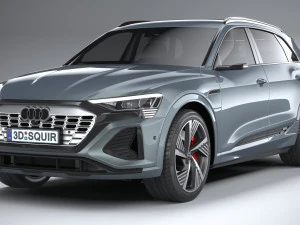 Audi Q8 SLine E-Tron 2024 3D Model