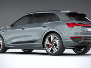 Audi Q8 SLine E-Tron 2024 Model 3D
