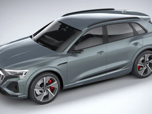 Audi Q8 SLine E-Tron 2024 3D Model