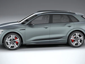 Audi Q8 SLine E-Tron 2024 3D Model