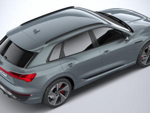 Audi Q8 SLine E-Tron 2024 Model 3D