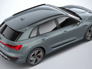 Audi Q8 SLine E-Tron 2024 3D Model