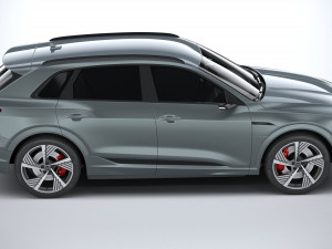 Audi Q8 SLine E-Tron 2024 Model 3D