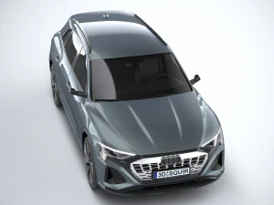 Audi Q8 SLine E-Tron 2024 3D Model