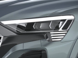 Audi Q8 SLine E-Tron 2024 3D Model